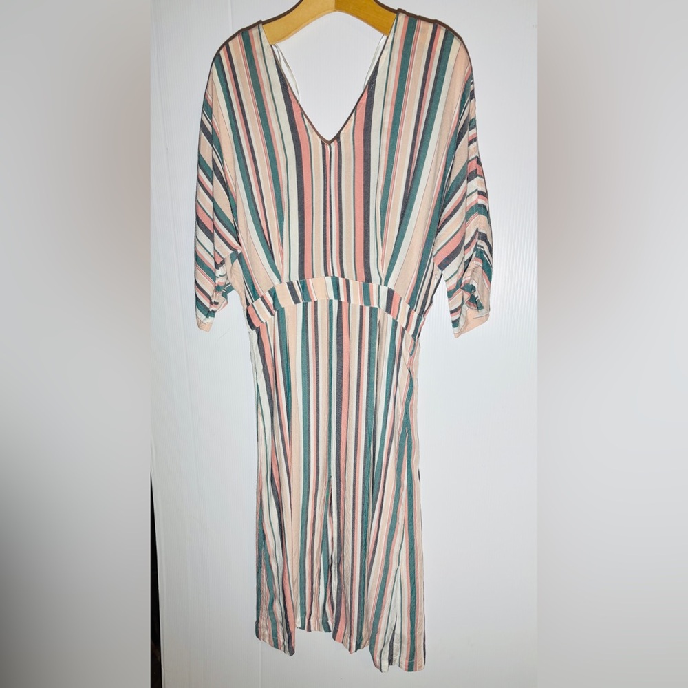 Roxy Striped V-Neck Boho Dress | Beachy Summer
